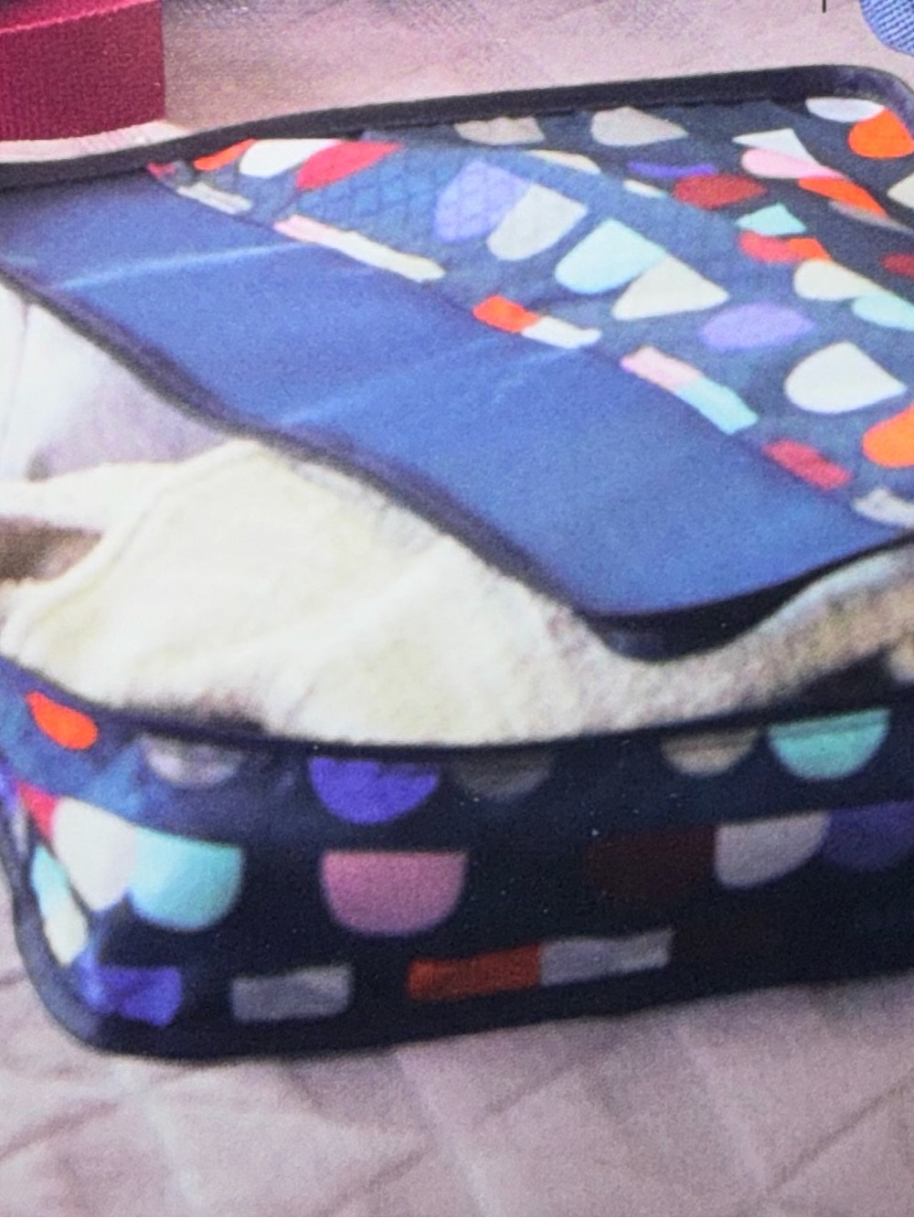 thirty-one Pack & Zip Travel Trio in Gumdrop Spots pattern